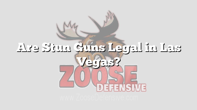 Are Stun Guns Legal in Las Vegas?