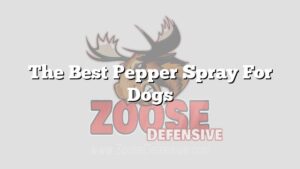 The Best Pepper Spray For Dogs