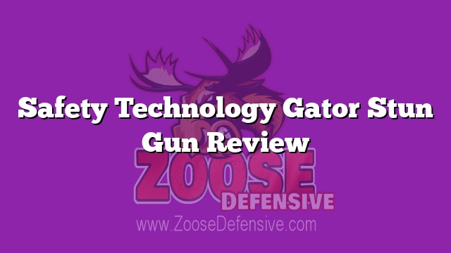 Safety Technology Gator Stun Gun Review