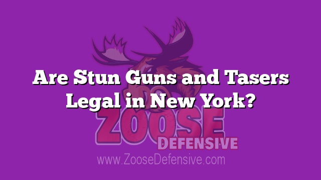 Are Stun Guns and Tasers Legal in New York?