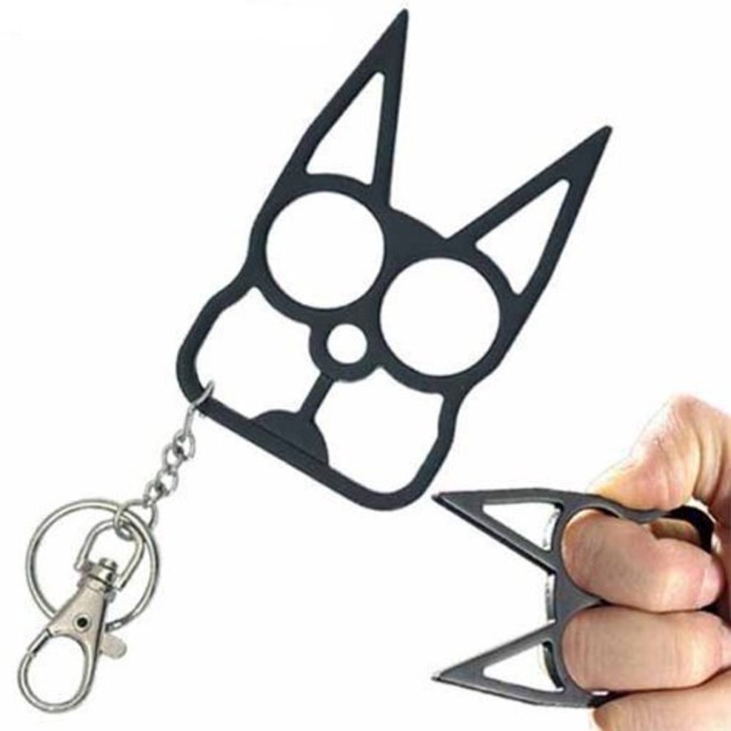 Cat Head Self Defense Keychain