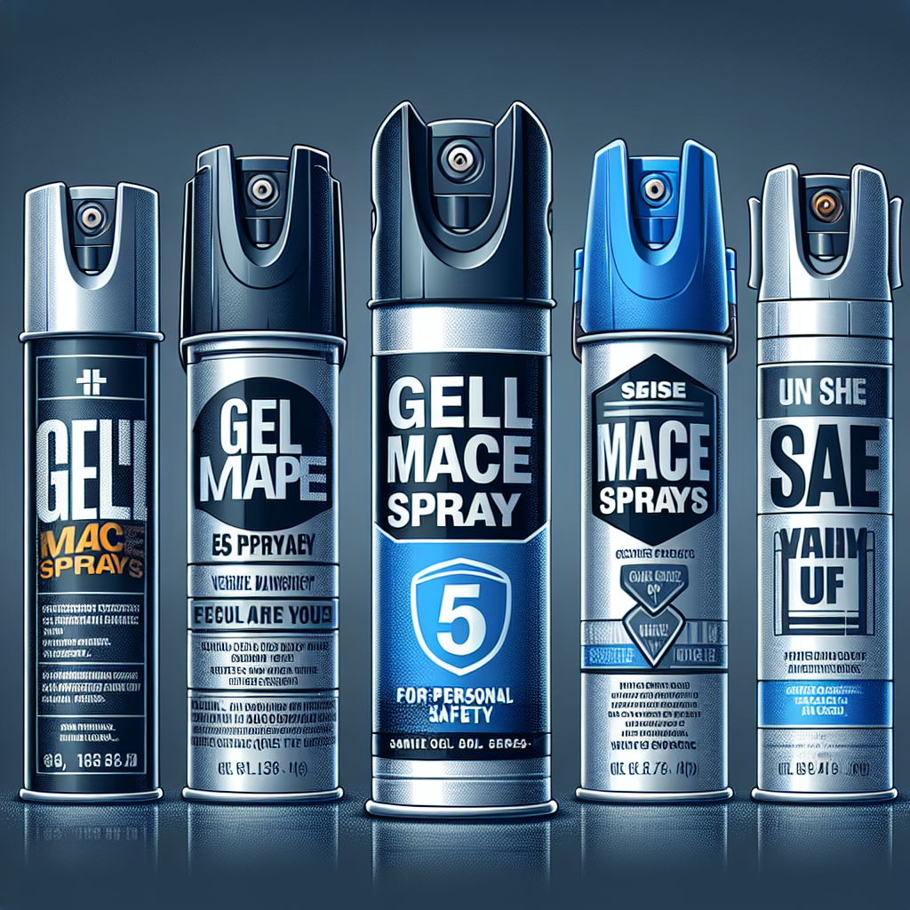 Top 5 Gel Mace Sprays for Personal Safety