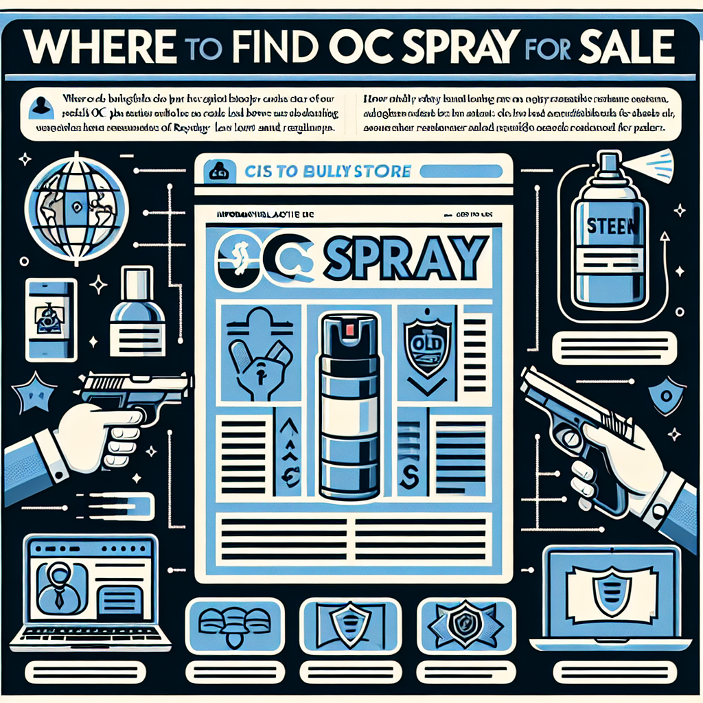 Where to Find OC Spray for Sale